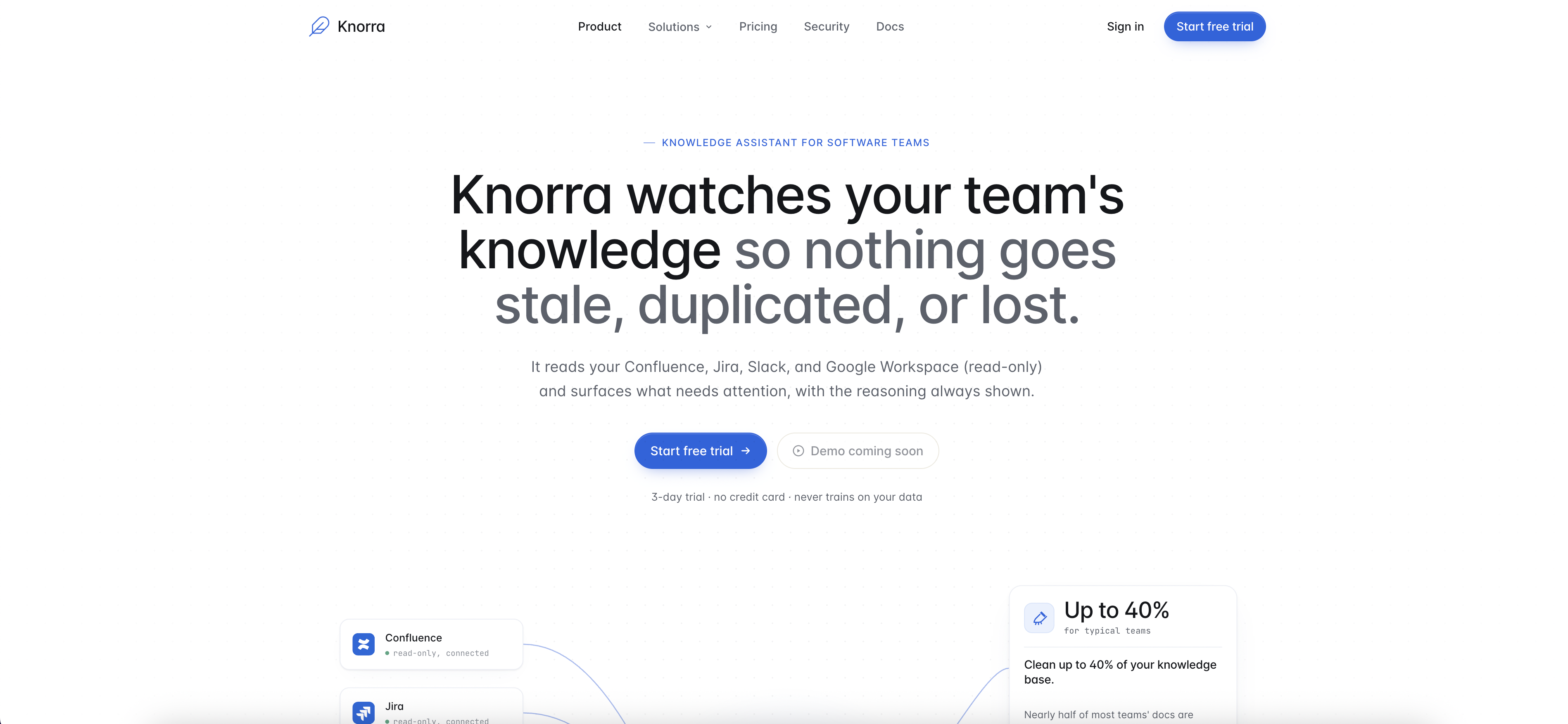 Knorra — product screenshot